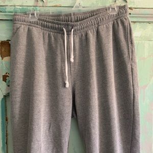 Dark gray drawstring joggers